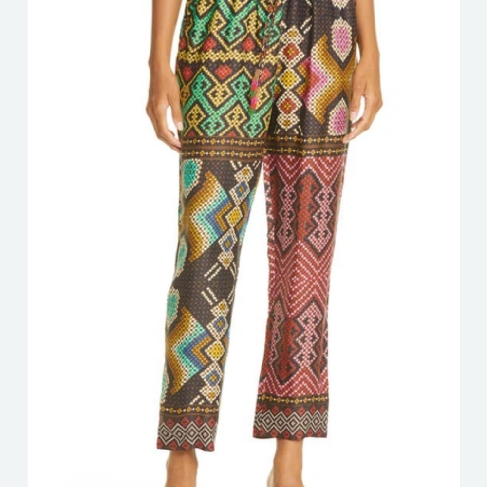 FARM RIO NWOT Yawanawa Scarf Pants